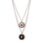 Buy Lilly & Sparkle Mystic Medalion Necklaces Set Of 2 || Necklace And Chain Set For Women And Girls - Purplle