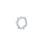 Buy Lilly & Sparkle Multi Assorted Pearl Studded Scrunchies || Hair Rubber Band For Women And Girls Set Of 4 - Purplle