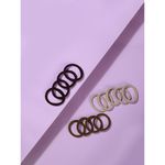 Buy Lilly & Sparkle Black, Brown And Beige Coloured Scrunchies, Hair Band, Ponytail Rubber Women And Girls Pack Of 15 - Purplle