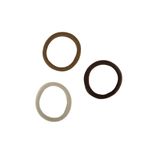 Buy Lilly & Sparkle Black, Brown And Beige Coloured Scrunchies, Hair Band, Ponytail Rubber Women And Girls Pack Of 15 - Purplle