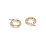 Buy Lilly & Sparkle Gold Toned Set Of 3 Stud And 3 Hoop Pack || Earrings For Womens and Girls - Purplle
