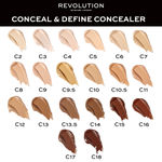 Buy Makeup Revolution Conceal And Define Concealer - C8 ( 4 gm ) - Purplle