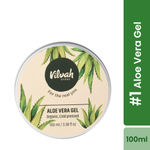 Buy Vilvah Store Aloe Vera Gel with Pure Aloe Vera, Multipurpose Aloe Vera Gel for Skin, Face and Hair, Non-Sticky, Spreads Easily & Instantly Absorbs, All Skin Types, For Men & Women,100 gm (Pack of 1) - Purplle