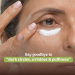 Buy Vilvah Store Under Eye Cream | For Dark Circles, Eye Puffiness, Fine Lines & Wrinkles | Minimizes Darkened, Stressed Appearance, Wrinkles, Puffiness Around the Eye | With Natural Ingredients, 20 ml - Purplle