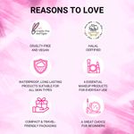 Buy Iba Must Have Makeup Set (Dusky) l Waterproof Foundation l Concealer l Matte Compact l Lip & Cheek Tint l Matte Lipstick l Smudge Proof Kajal - Purplle