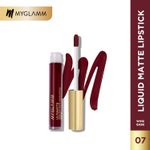 Buy MyGlamm Ultimatte Long Stay Matte Liquid Lipstick-Wine Babe (2.5 ml) - Purplle