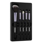 Buy Swiss Beauty Makeup Brushes Set 5 Purple - Purplle