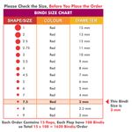 Buy Pearl Eyeflax Velvet Kumkum Bindi with 15 Flaps Each Box - Self Adhesive, Reusable for Women Ladies Girls Pack 2 (RED Size 7.5, Diameter 3mm) - Purplle