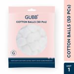 Buy GUBB USA Cotton Balls 50S - Purplle