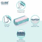 Buy GUBB USA 2 In 1 Nail Cum Foot Cleaning Brush - Purplle
