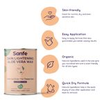 Buy Sanfe Lightening Aloevera Wax for Smooth Hair Removal - 600gm with Aloe vera extract Removes Tan - Purplle