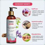Buy Vedix Svadha VitC Brightening Bodywash (Kesar Bliss), Customized Ayurvedic Bodywash for All Skin Types With Saffron, Yashtimadhu and Manjishtha - 250ml - Purplle