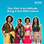 Buy Streax Professional Hold & Play Funky Colour, Ammonia Free, Semi-Permanent Hair Colour, Perky Green (100 gm) - Purplle
