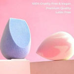 Buy Plume 1 Microfiber Velvet Sponge (Contour) + 1 Super Soft Makeup Sponge (Celestial) - Purplle