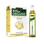 Buy Indus Valley Bio Organic Sandalwood Powder & Aloevera Cucumber water Toner for skin & face care - (200g+250ml) - Purplle