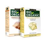 Buy Indus Valley BIO Organic Multani Mitti & Sandalwood Face Pack Powder Combo Set (400 g) - Purplle