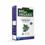 Buy Indus Valley 100% Organic Indigo Powder and Henna Powder Combo Pack For Black Hair Color (200 g) - Purplle