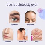 Buy Sirona Eyebrow & Face Razor For Women For Painless Facial Hair Removal - 3 Razors violet - Purplle
