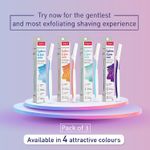Buy Sirona Eyebrow & Face Razor For Women For Painless Facial Hair Removal - 3 Razors violet - Purplle