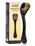 Buy GUBB Derma Roller For Face And Hair Regrowth 0.5 mm Micro Needles Skin Treatment Of Scars, Anti Ageing, Wrinkles, Golden - Purplle