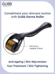 Buy GUBB Derma Roller For Face And Hair Regrowth 0.5 mm Micro Needles Skin Treatment Of Scars, Anti Ageing, Wrinkles, Golden - Purplle