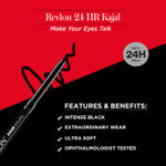 Buy Revlon 24HR Kajal - Intense Black ( Waterproof & Smudgeproof ) - Purplle