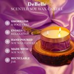 Buy DeBelle Scented Soy Wax Candle - Lavender & Fresh Herbs - Purplle