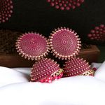 Buy Fashion Frill Stunning Floral Gold Plated Jhumka Earrings For Women and Girls - Purplle
