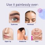 Buy Sirona Reusable Eyebrow & Face Razor For Women For Painless Facial Hair Removal - 3 Razors - Turquise - Purplle