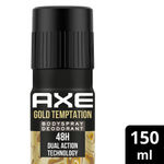 Buy Axe Gold Temptation Long Lasting Deodorant Bodyspray For Men 150 ml - Purplle