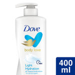 Buy Dove Body Love Light Hydration Body Lotion Paraben Free, 400 ml - Purplle