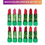 Buy ADS PACK OF 12 PROFESSIONAL GREEN TEA EXTRACT MATTE LIPSTICK - Purplle