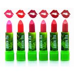 Buy ADS PACK OF 12 PROFESSIONAL GREEN TEA EXTRACT MATTE LIPSTICK - Purplle