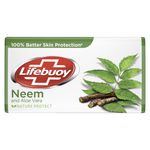 Buy Lifebuoy Neem & Aloe Vera 100% Skin Protection Soap, 100 g (Pack of 4) - Purplle