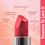 Buy NY Bae Runway Serum Lipstick - Pink Splash 06 (4.2 g) | Pink | Highly Pigmented | Vitamin E & Fruit Oils | Lightweight | Non-Drying - Purplle