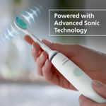 Buy Philips Sonicare ElectricToothbrush - Galway 1100 Series. Built in pressure sensor, Easy Start tech, Quad Pacer , 2 minute smart timer HX3641/11 - Purplle