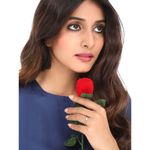 Buy Yellow Chimes Engagement Proposal Ring with Velvet Red Rose Ring Box for Women and Girls. Perfect for Valentines Gift! - Purplle