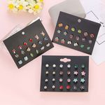 Buy Yellow Chimes 30 Pairs Combo Stud Earrings For Women and Girls - Purplle