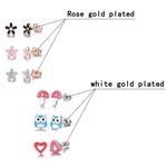 Buy Yellow Chimes 30 Pairs Combo Stud Earrings For Women and Girls - Purplle