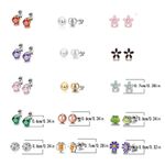 Buy Yellow Chimes 30 Pairs Combo Stud Earrings For Women and Girls - Purplle