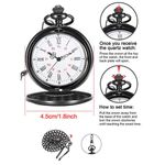Buy Yellow Chimes Pocket Watch Pendant with Chain for Husband Unique Memorable Gift Dual Purpose Stainless Steel Clock for Men - Purplle
