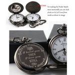 Buy Yellow Chimes Pocket Watch Pendant with Chain for Husband Unique Memorable Gift Dual Purpose Stainless Steel Clock for Men - Purplle