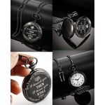 Buy Yellow Chimes Pocket Watch Pendant with Chain for Husband Unique Memorable Gift Dual Purpose Stainless Steel Clock for Men - Purplle
