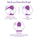 Buy Fiama Bath Essential Hair Wrap, Pack of 1 - Purplle