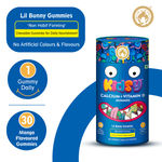 Buy Mom & World Kidsy Calcium + Vitamin D Gummies for Kids, Chewable Gummies, No Gelatin, For Daily Nourishment, 30 (Mango Flavoured) Gummies - Purplle