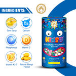 Buy Mom & World Kidsy Calcium + Vitamin D Gummies for Kids, Chewable Gummies, No Gelatin, For Daily Nourishment, 30 (Mango Flavoured) Gummies - Purplle