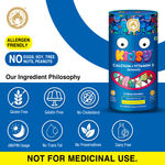 Buy Mom & World Kidsy Calcium + Vitamin D Gummies for Kids, Chewable Gummies, No Gelatin, For Daily Nourishment, 30 (Mango Flavoured) Gummies - Purplle