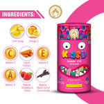 Buy Mom & World Kidsy Sharp Eye Gummies for Kids, Chewable Gummies, No Gelatin, For Daily Nourishment, 30 (Strawberry Mixed Flavoured) Gummies x Pack Of 2 - Purplle