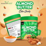 Buy NourishVitals Irresistibly Tasty Combo | Natural Almond Butter (Extra Crunchy), 200g + Classic Peanut Butter (Almonds Crunchy), 750g - Purplle