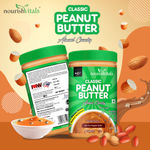 Buy NourishVitals Irresistibly Tasty Combo | Natural Almond Butter (Extra Crunchy), 200g + Classic Peanut Butter (Almonds Crunchy), 750g - Purplle